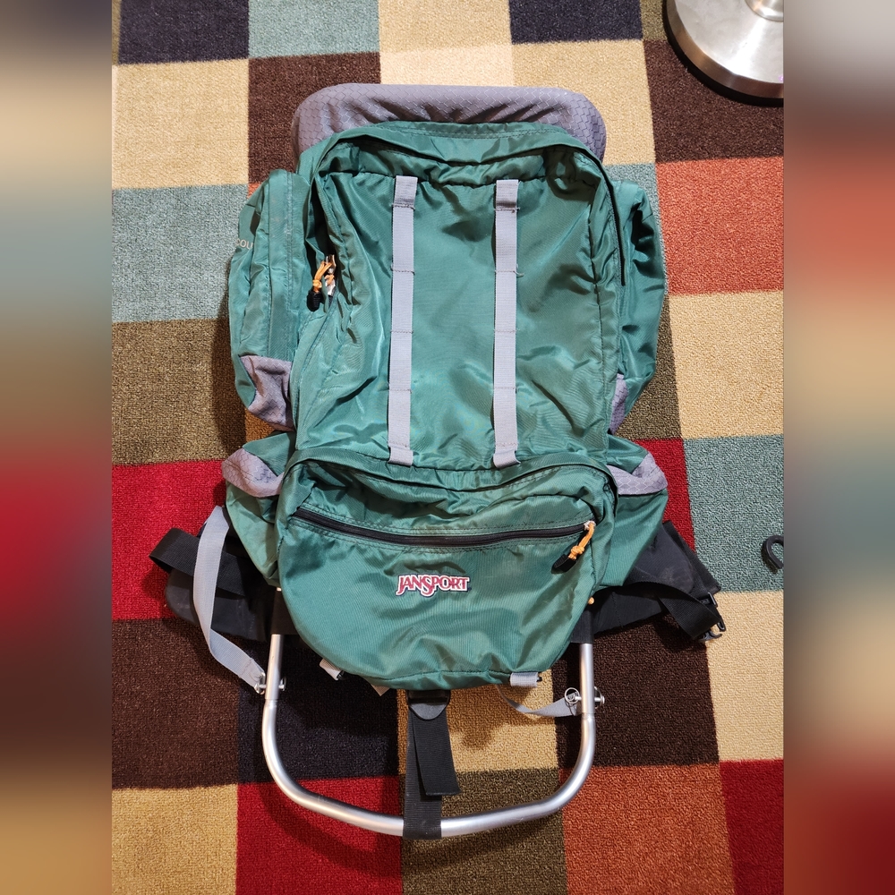 Jansport Scout External Frame Hicking Backpack Gem